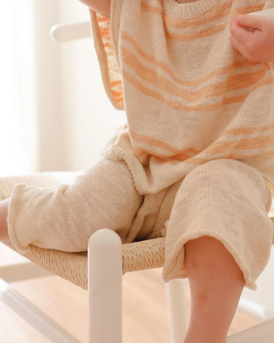 Kori Slub Cotton Culotte | Buttermilk