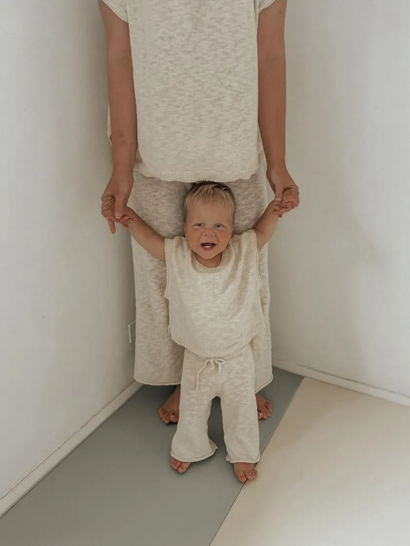 Kori Slub Cotton Culotte | Buttermilk