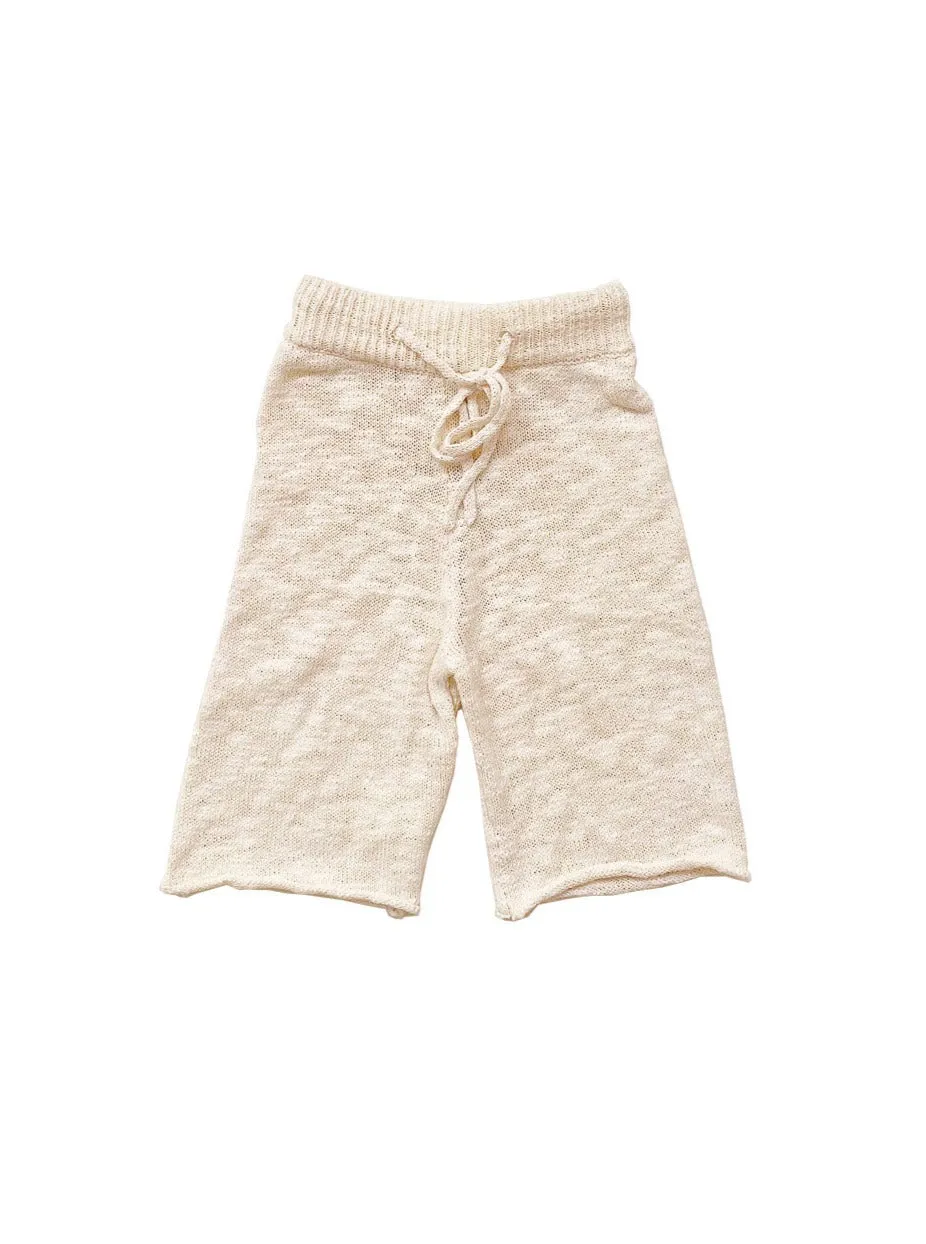 Kori Slub Cotton Culotte | Buttermilk