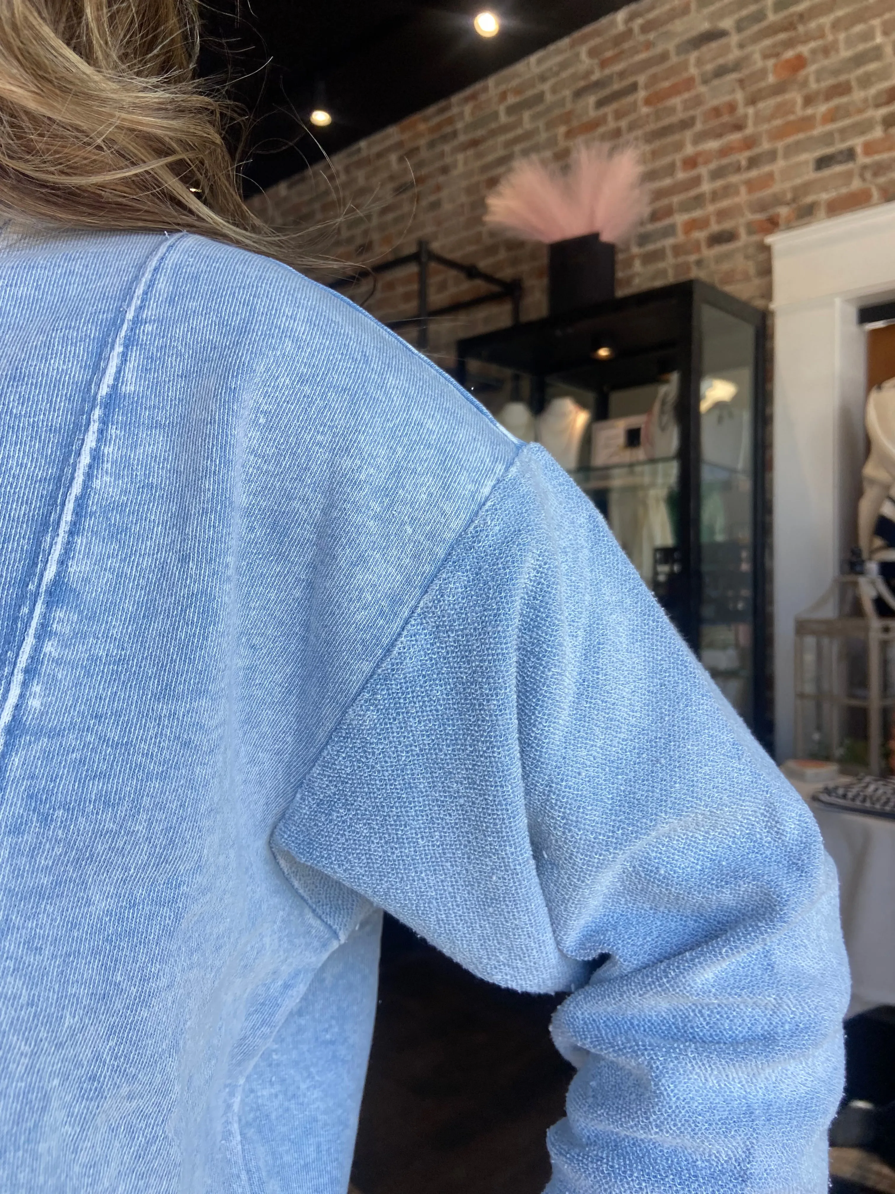 Lax Denim Sweatshirt