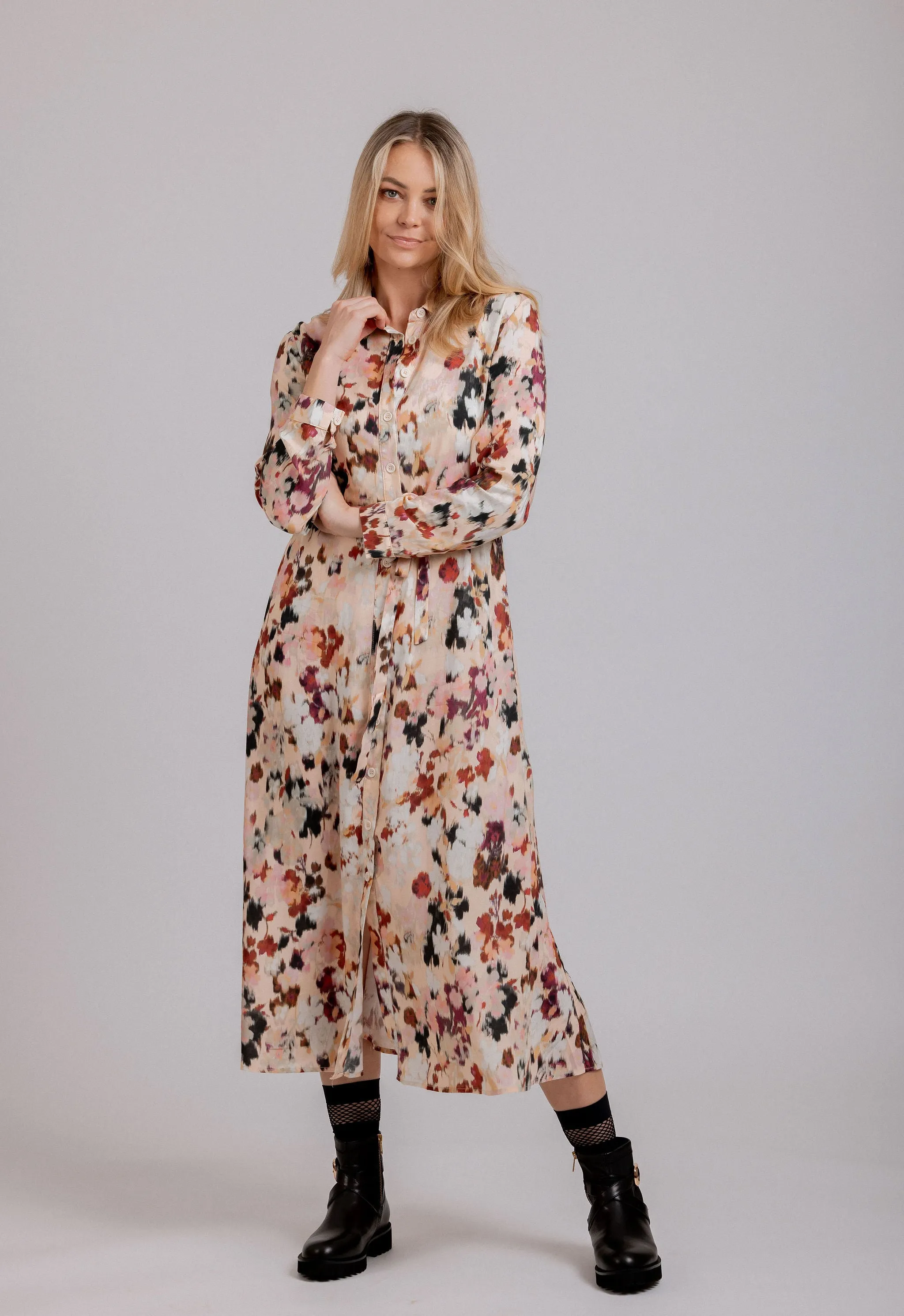 Libby Dress - Abstract print