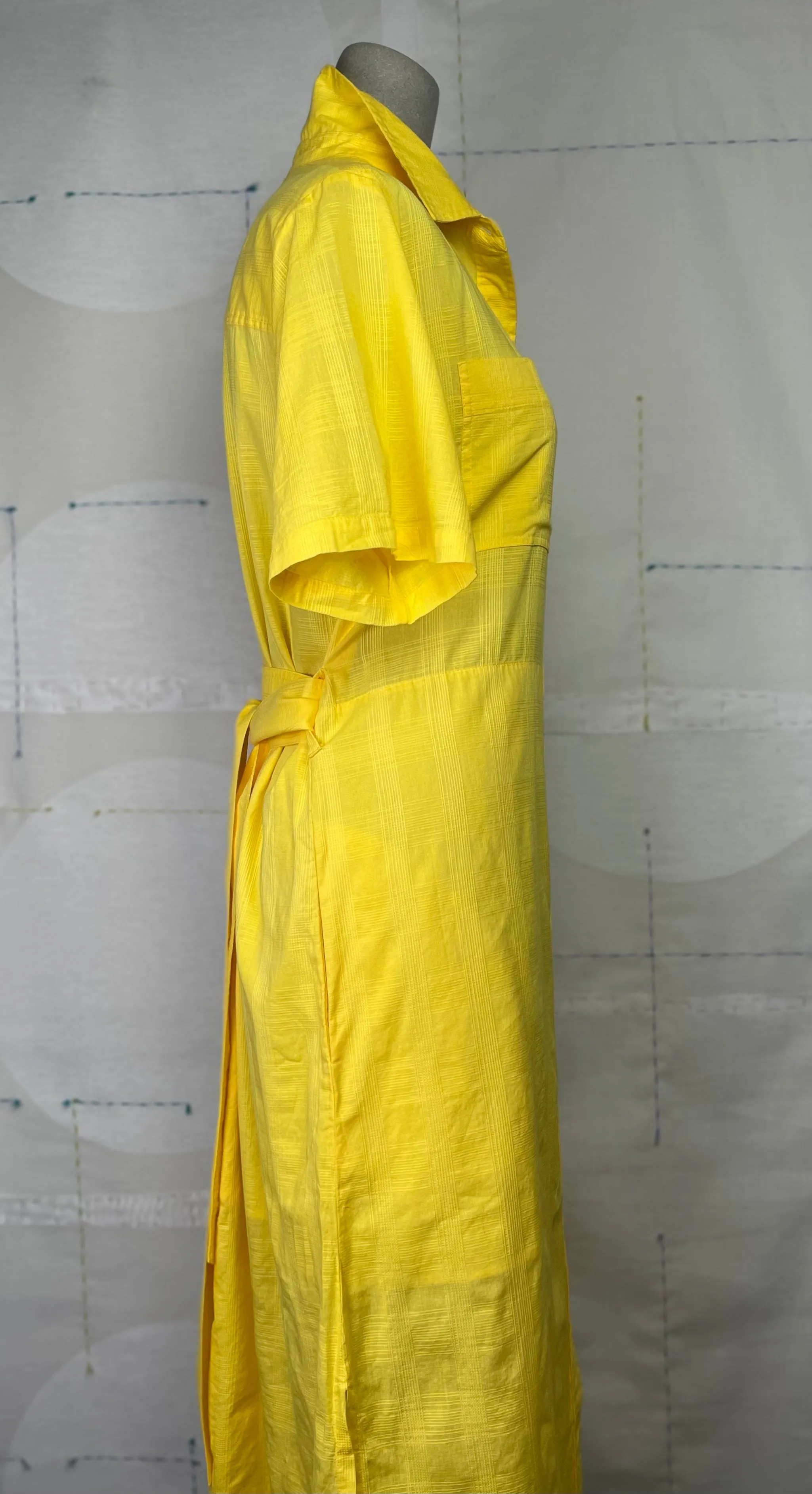 Lilla P.  ~  Belted Shirt Dress - Saffron