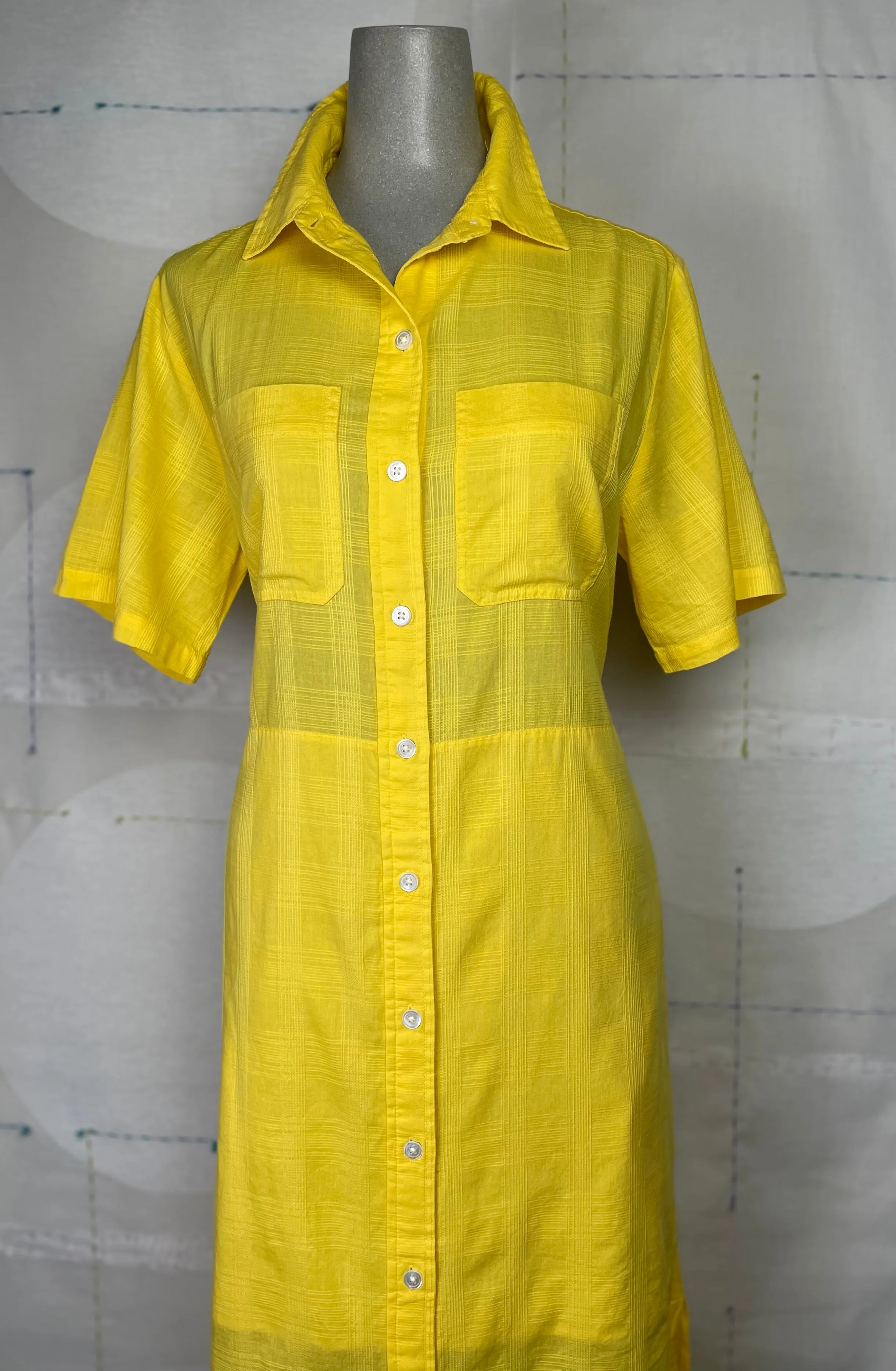 Lilla P.  ~  Belted Shirt Dress - Saffron