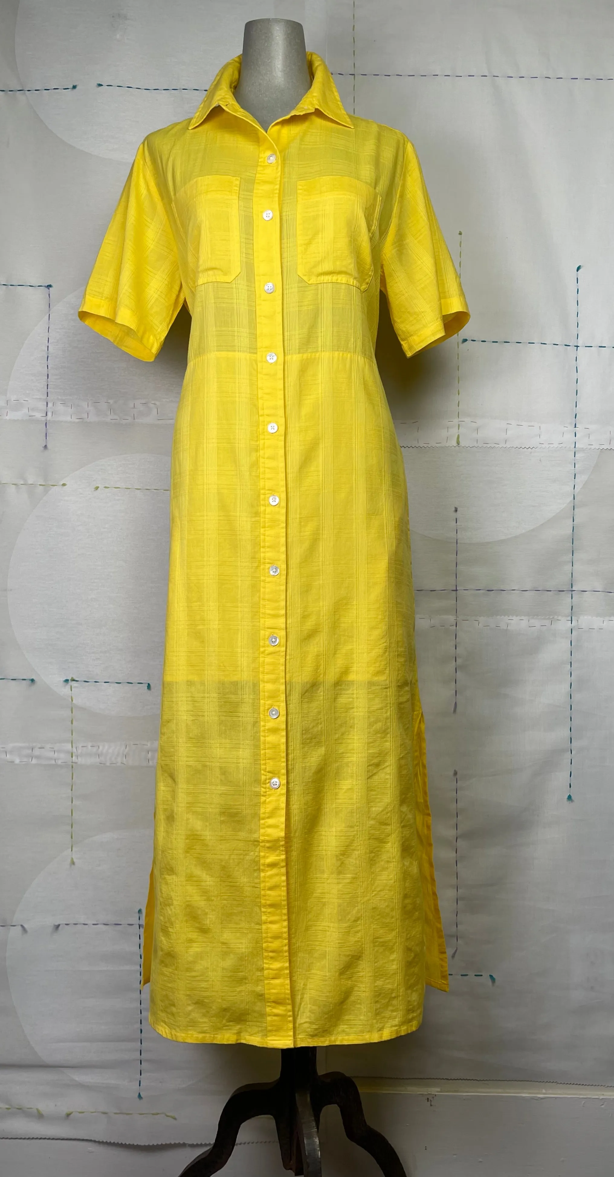 Lilla P.  ~  Belted Shirt Dress - Saffron