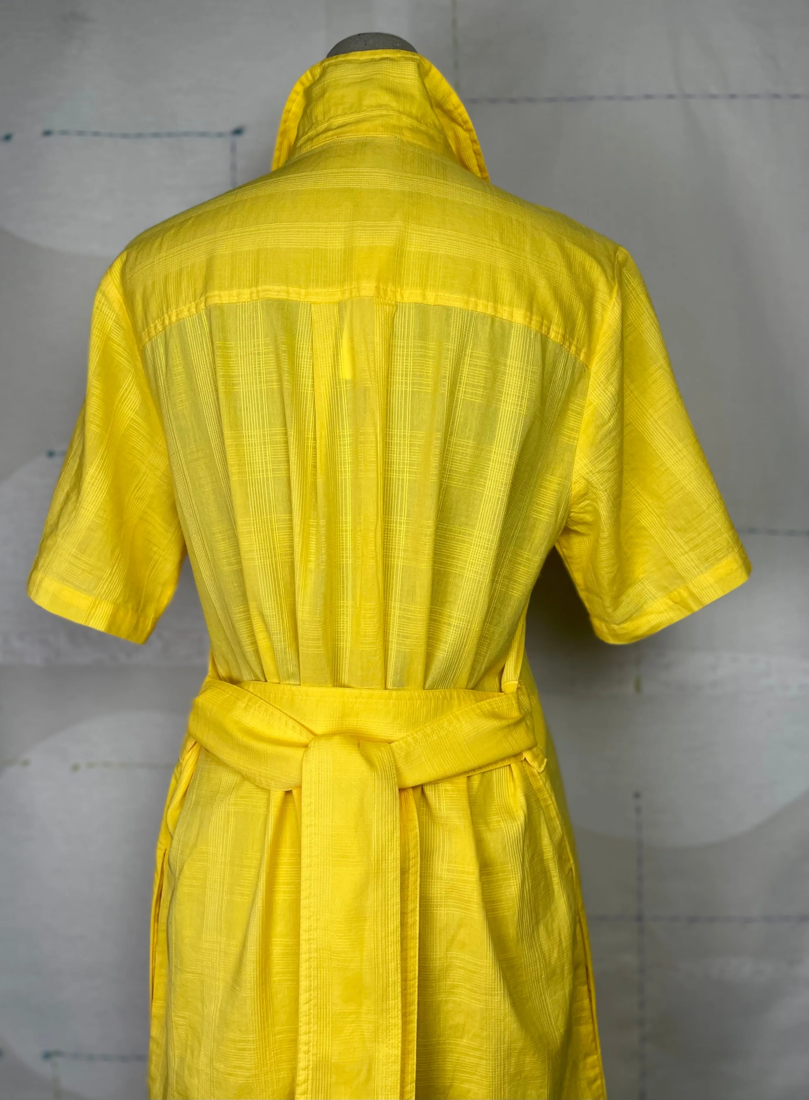 Lilla P.  ~  Belted Shirt Dress - Saffron