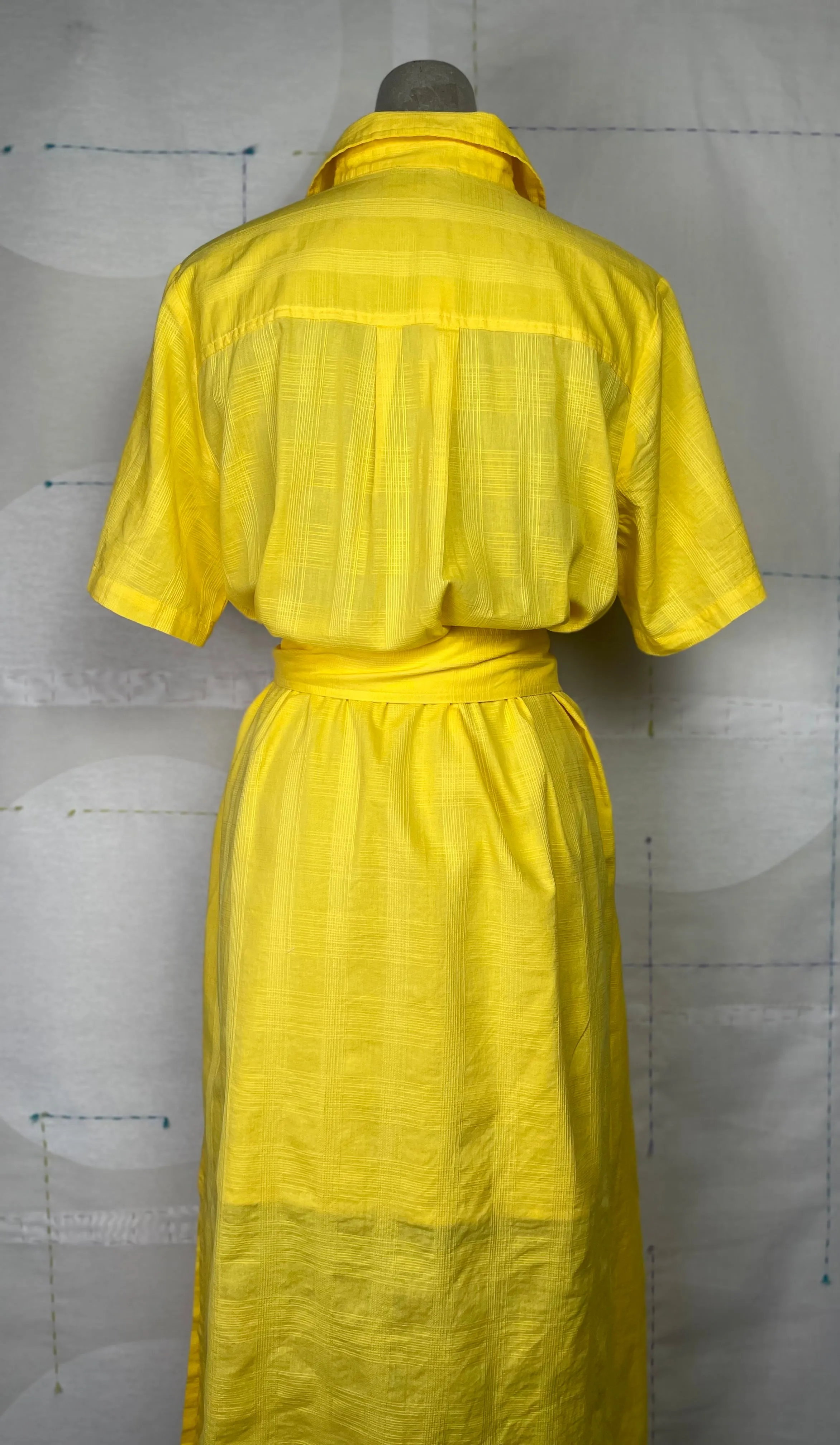 Lilla P.  ~  Belted Shirt Dress - Saffron