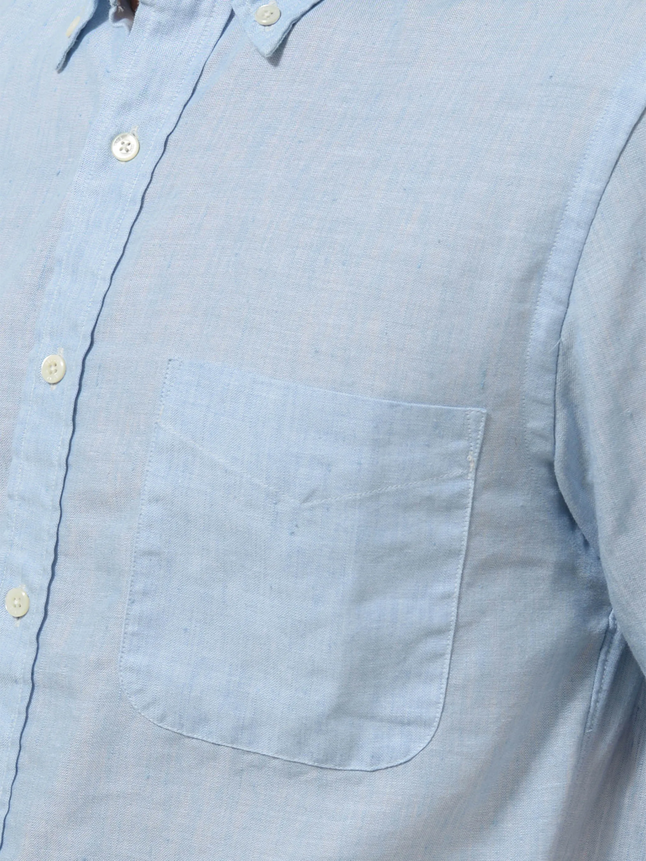 Linen Coolmax Button Down Short Sleeve Shirt