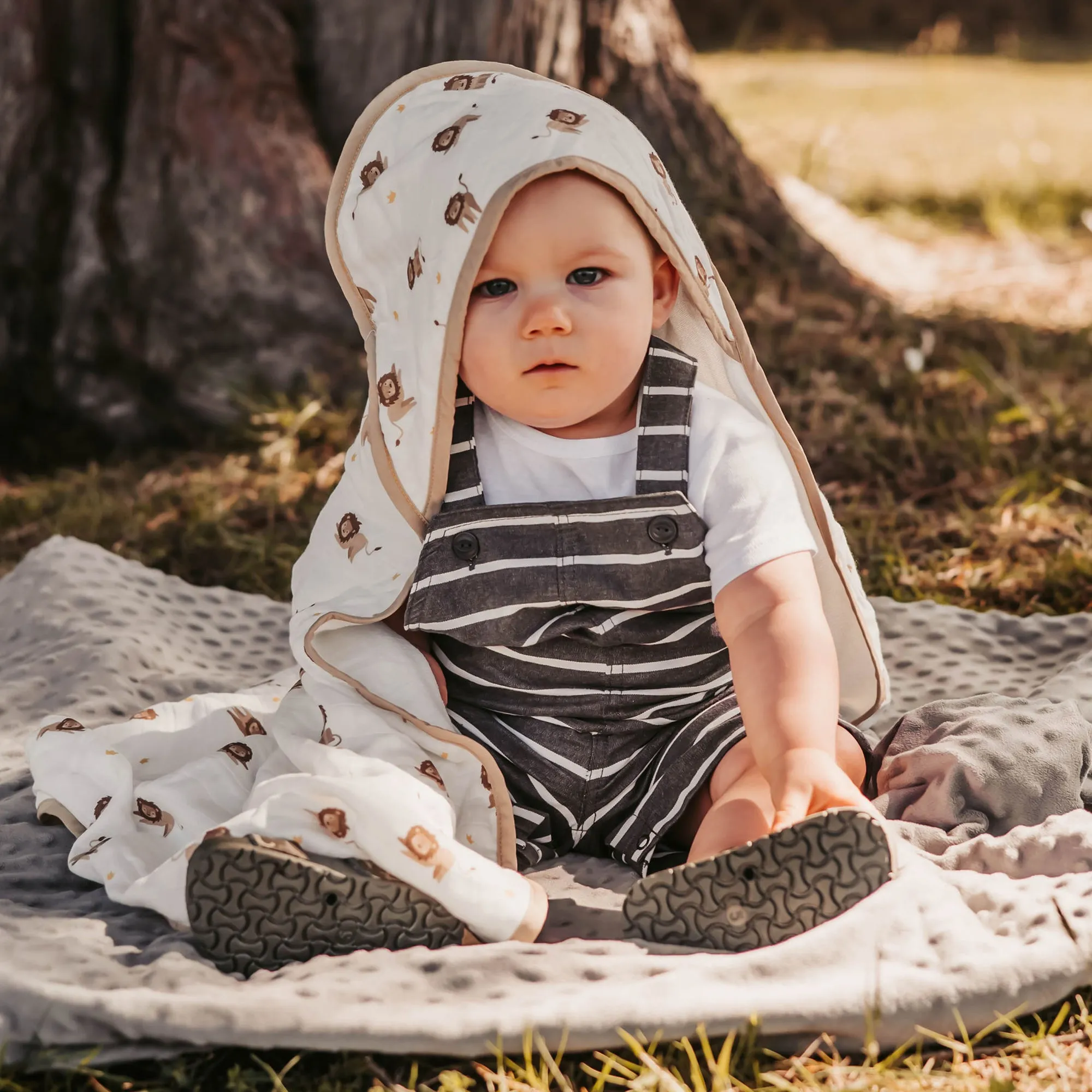 Lion Hooded Towel Set