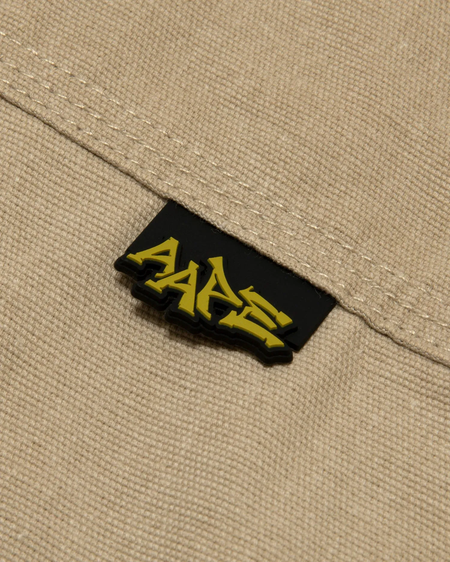 Logo button down long sleeve shirt