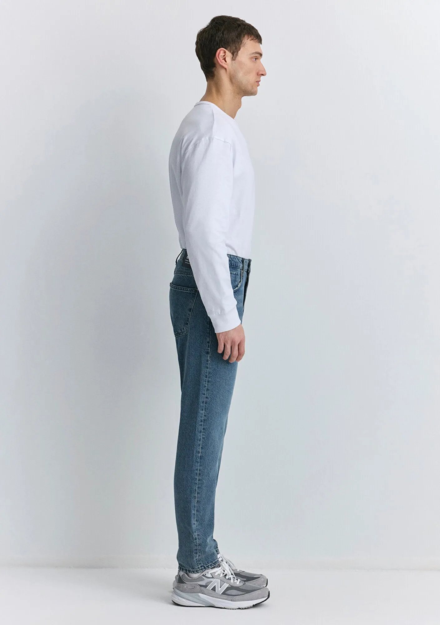 London Blue Grey Classic Denim Jean Pants