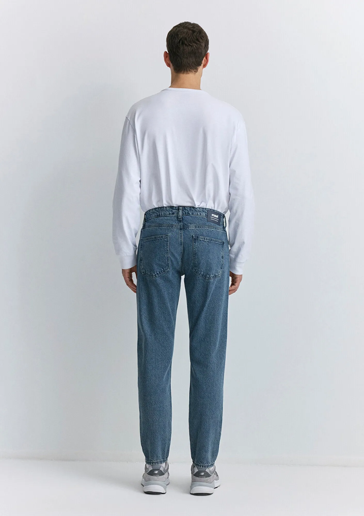 London Blue Grey Classic Denim Jean Pants