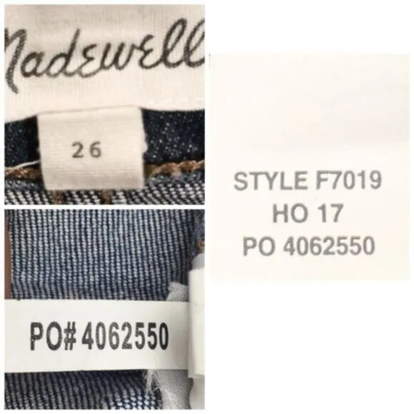 Madewell High Rise Denim Shorts 26