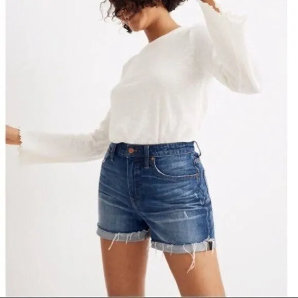 Madewell High Rise Denim Shorts 26