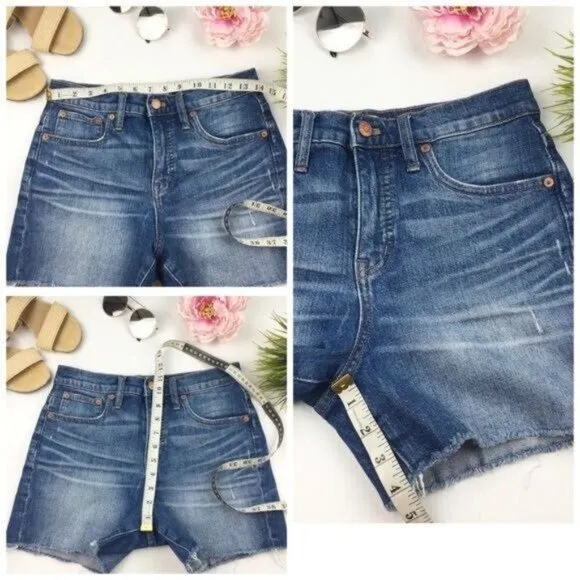 Madewell High Rise Denim Shorts 26