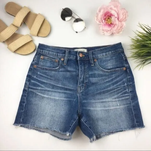 Madewell High Rise Denim Shorts 26
