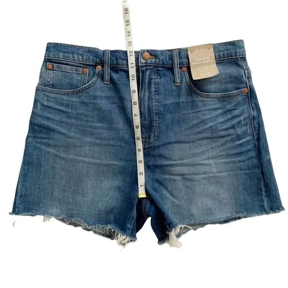 MADEWELL High-rise denim shorts!