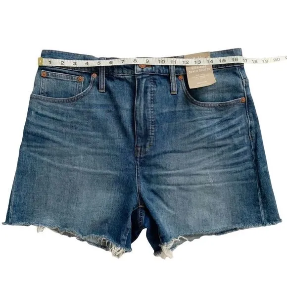 MADEWELL High-rise denim shorts!