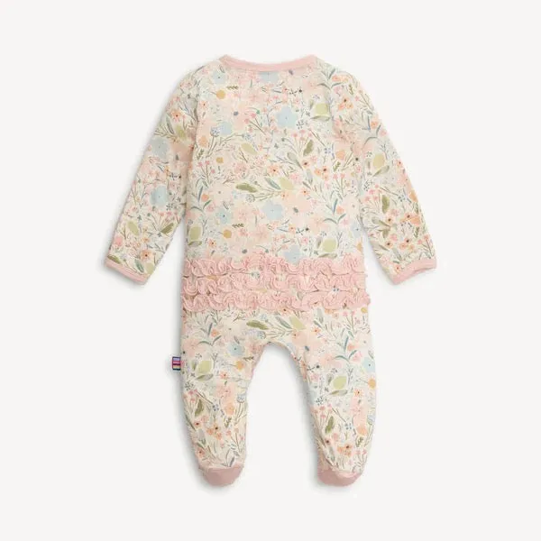 Magnetic Me: Charlotte Modal Footie with Ruffle