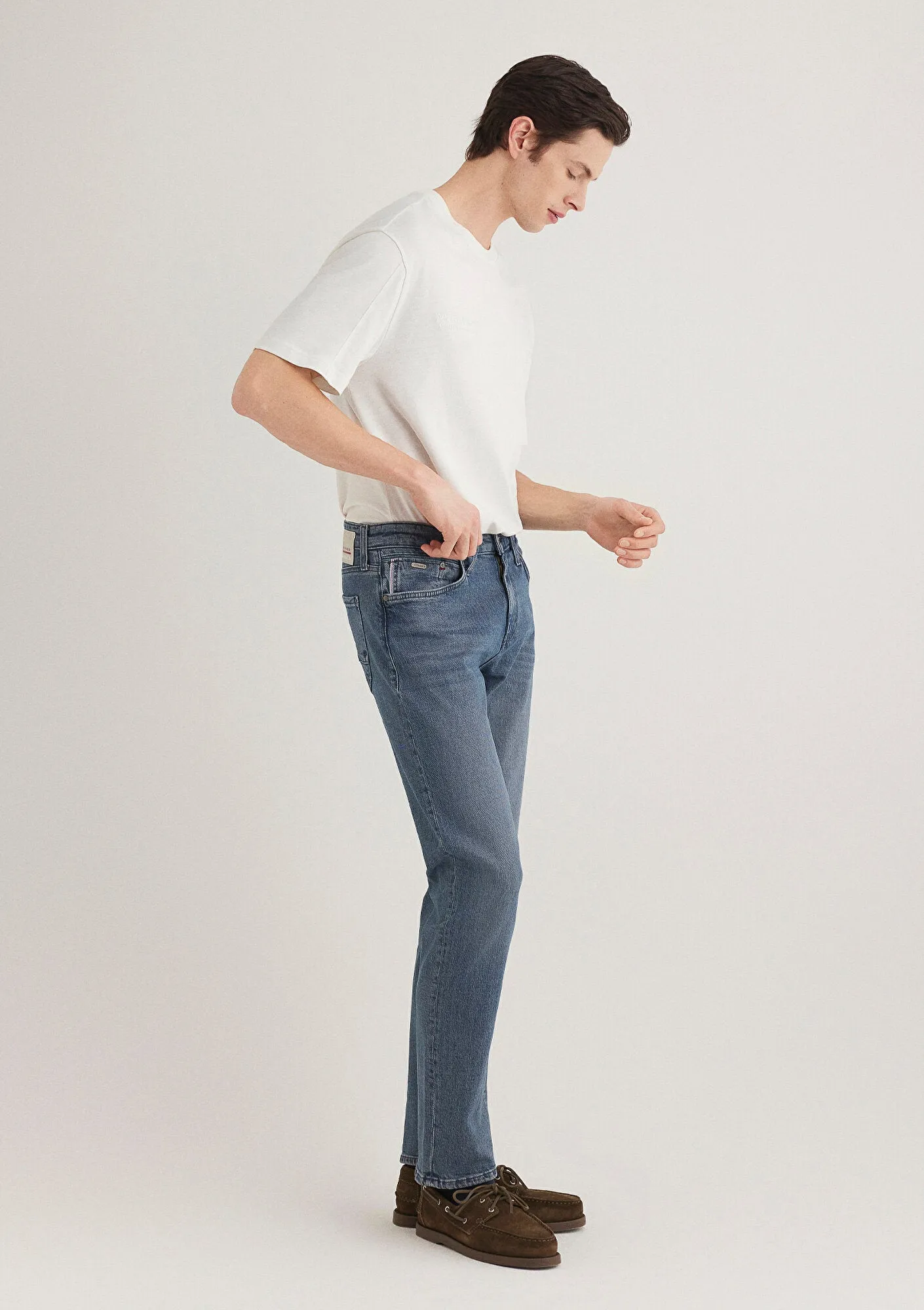Marcus Smokey Blue Mavi Premium Jean Pants