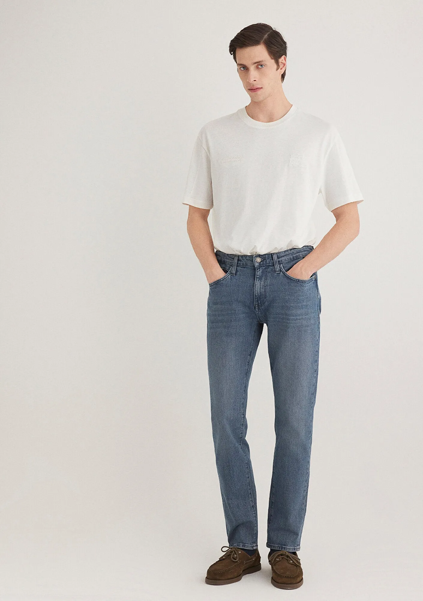 Marcus Smokey Blue Mavi Premium Jean Pants