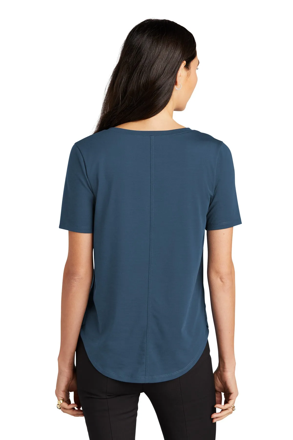 Mercer Mettle Women's Stretch Jersey Relaxed Scoop MM1017 Insignia Blue