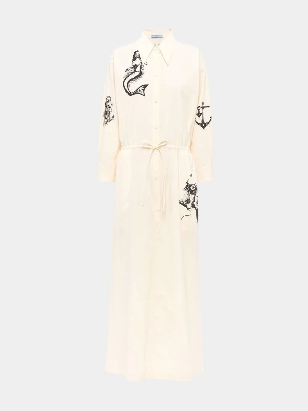 Mermaid shirt dress