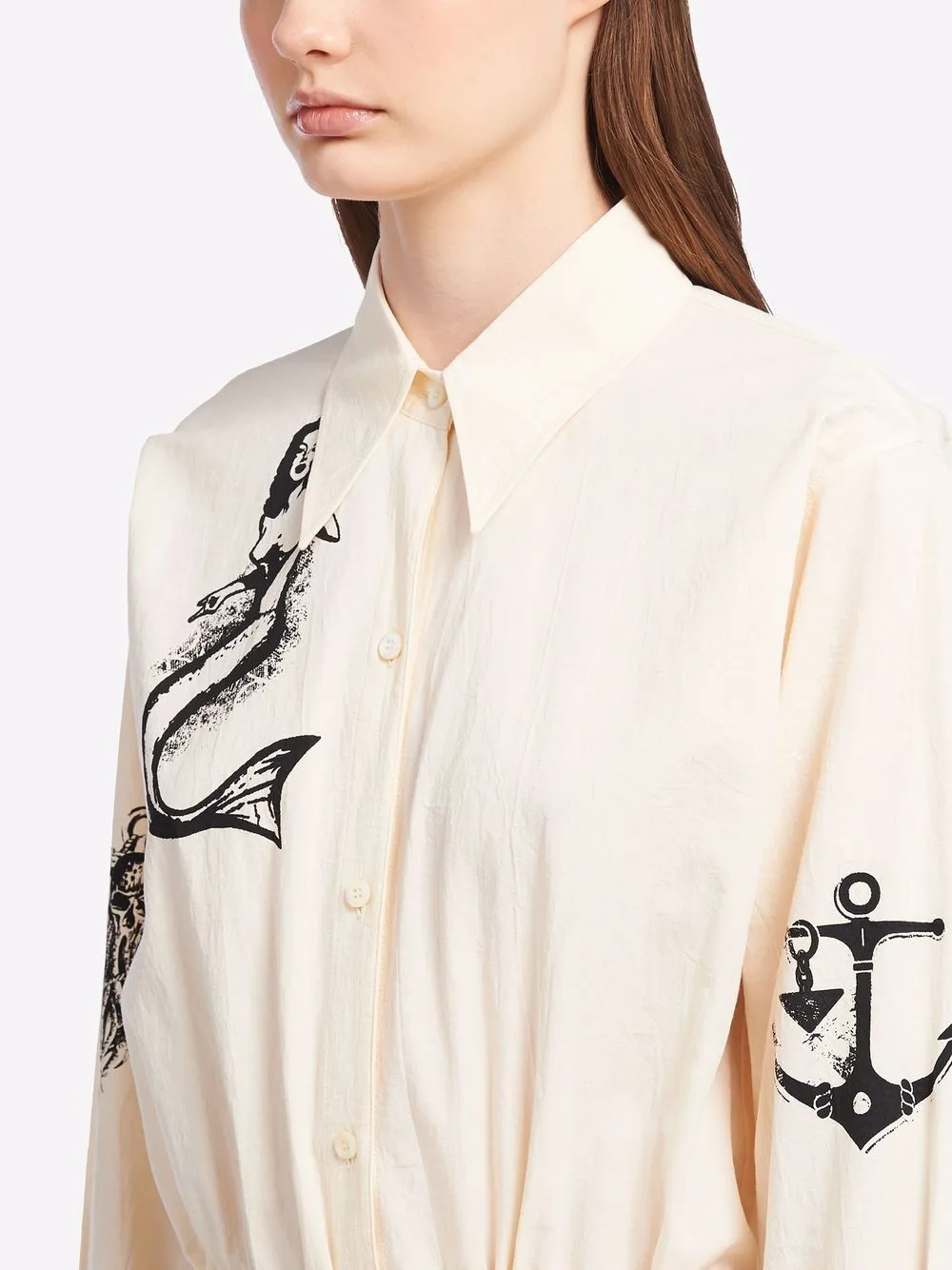 Mermaid shirt dress