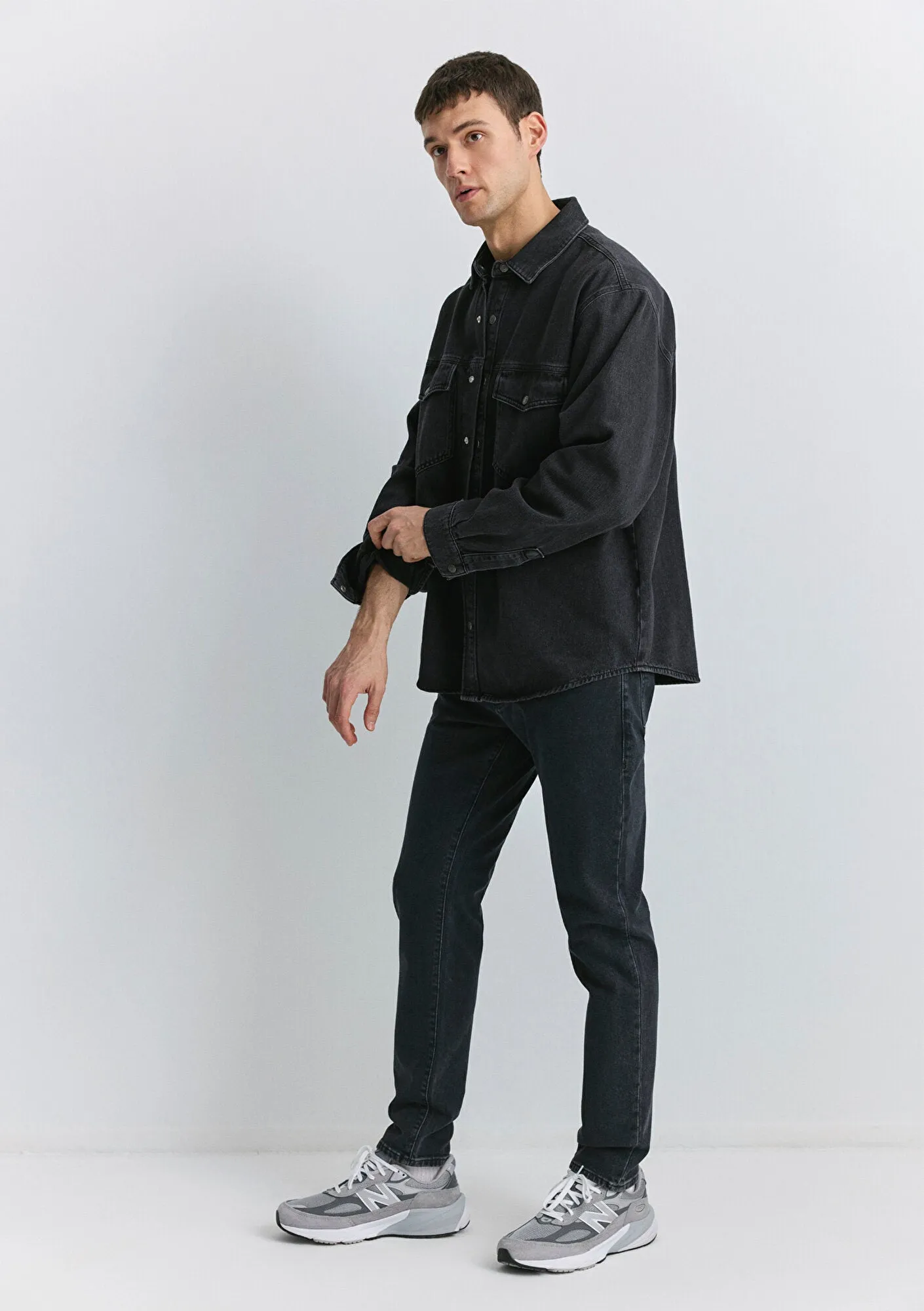 Milan Iron Grey Mavi Black Jean Pants