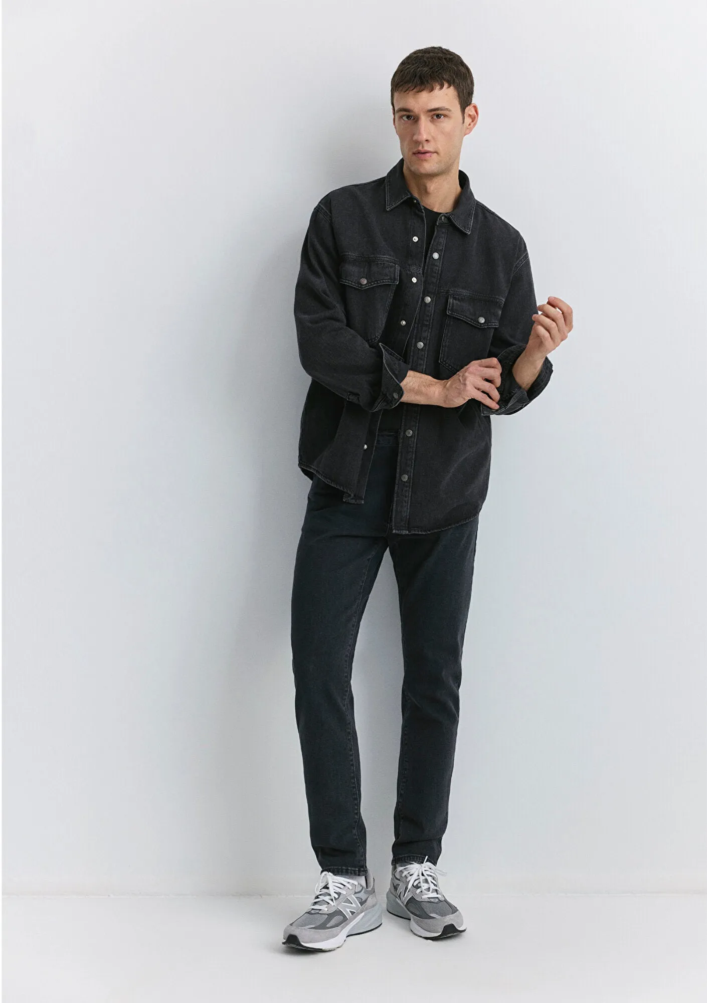 Milan Iron Grey Mavi Black Jean Pants