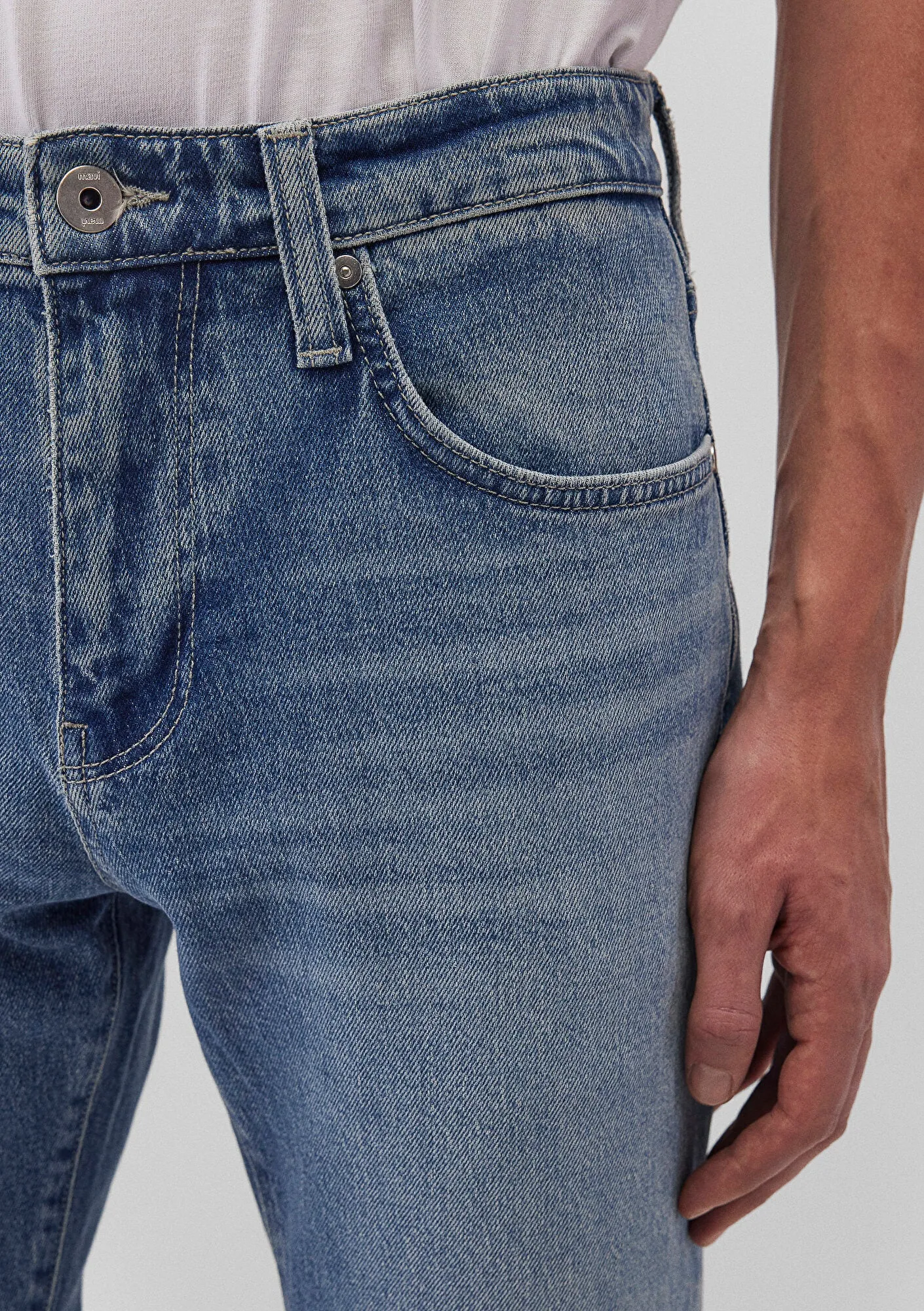 Milan Vintage Grey Jean Pants