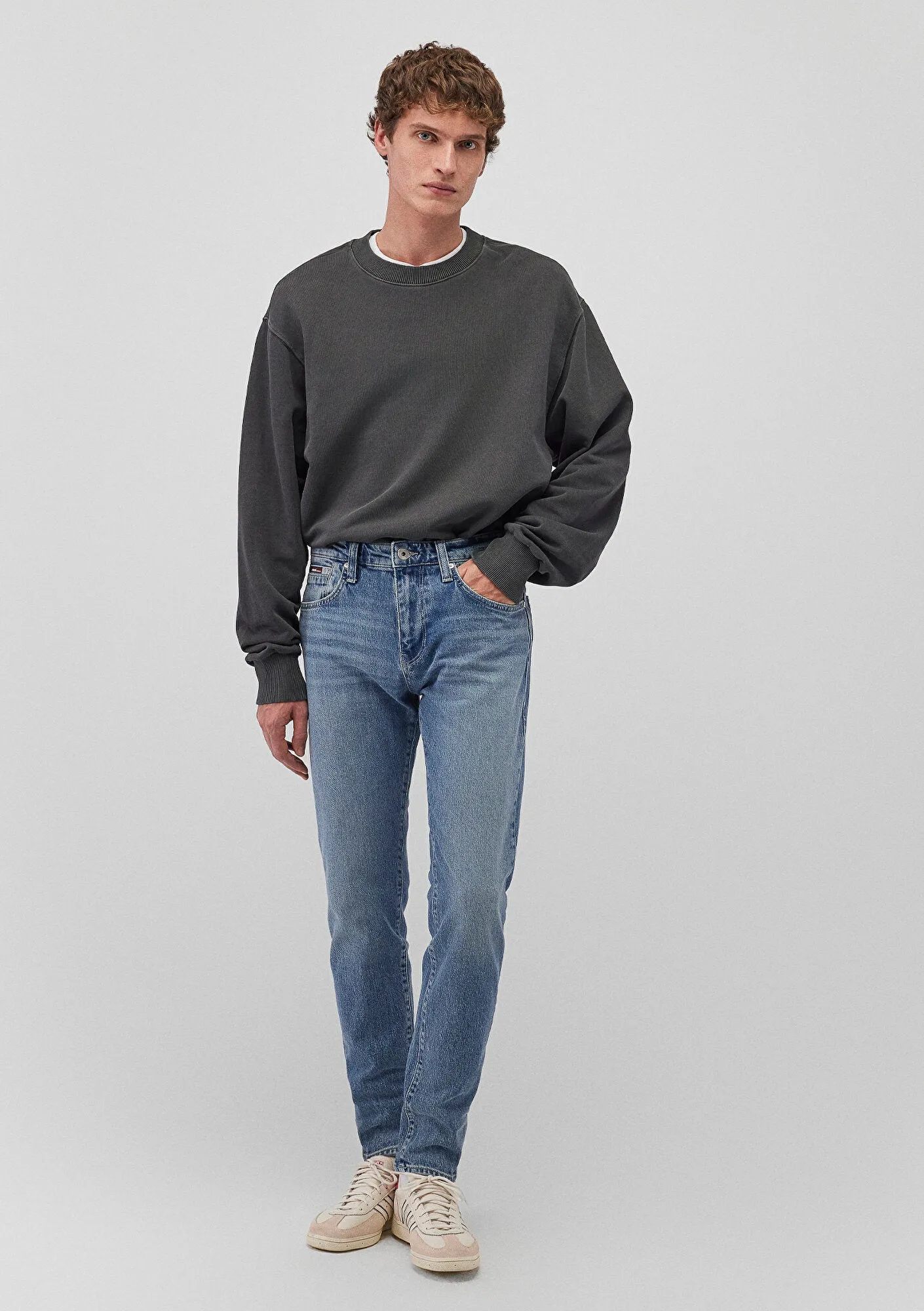 Milan Vintage Grey Jean Pants