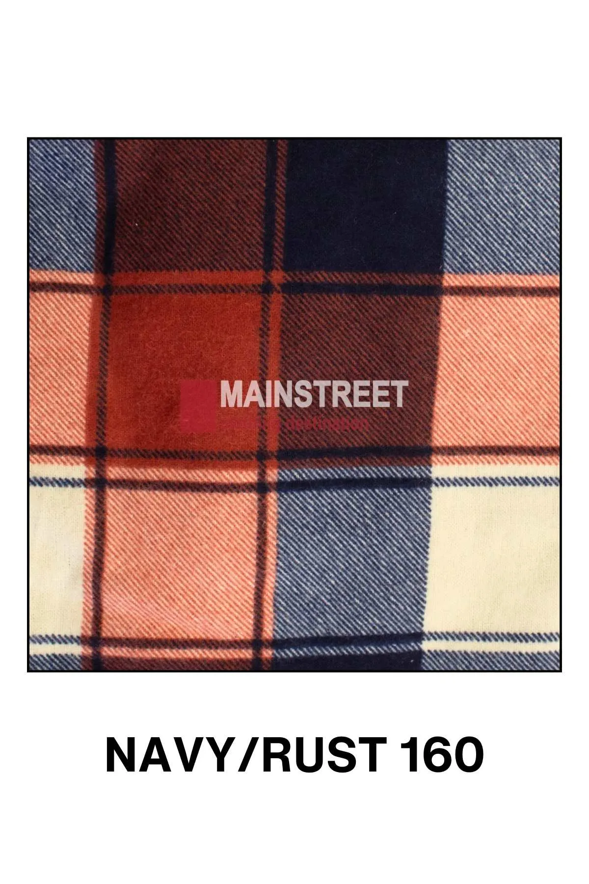 Milton Closed Front Flannelette Shirt - 3XL-4XL