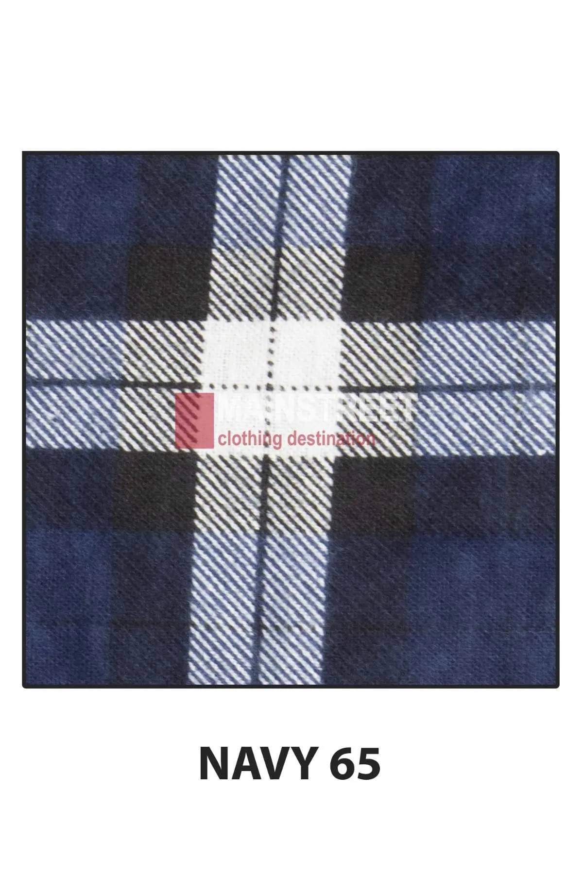 Milton Closed Front Flannelette Shirt - 3XL-4XL