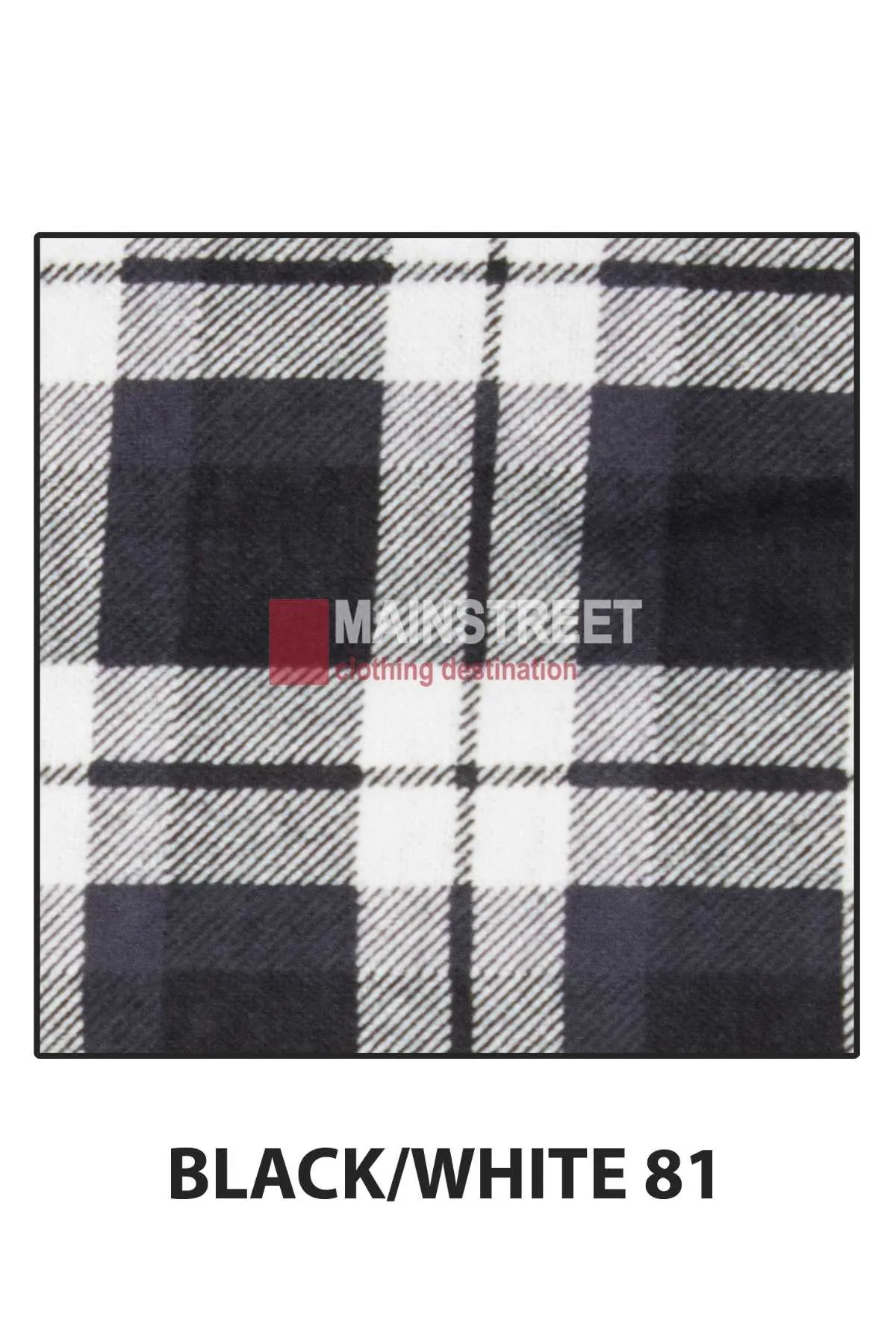 Milton Closed Front Flannelette Shirt - 3XL-4XL