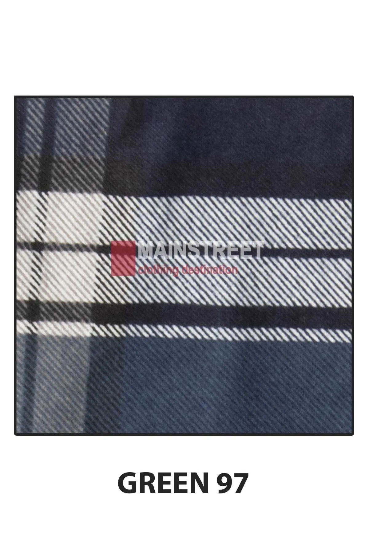 Milton Closed Front Flannelette Shirt - 3XL-4XL