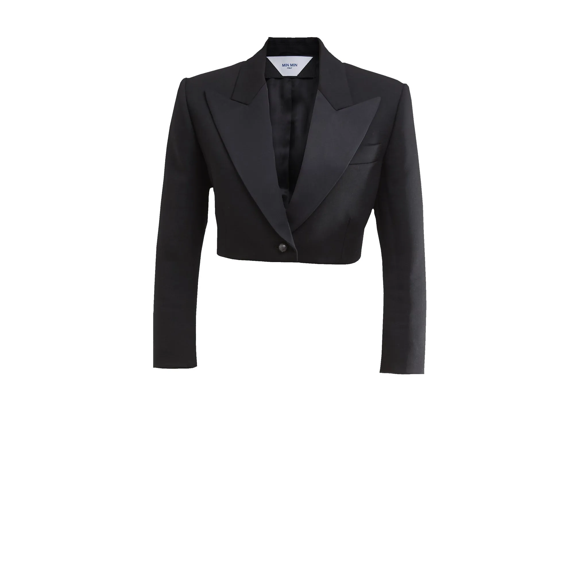 Minmin Peng - Brooklyn Cropped Blazer - Tweed