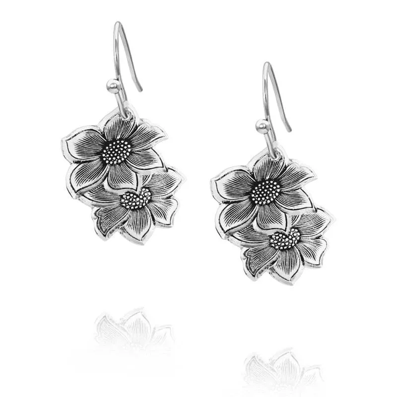 Montana Silversmiths Earrings Empowered Montana Leaves