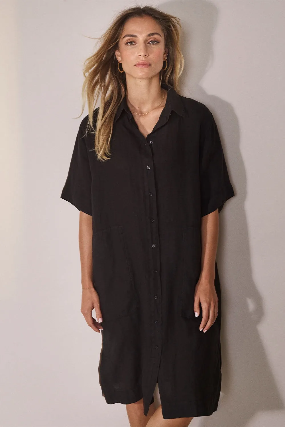 Mos Mosh Mal Linen Shirt Dress Mm144390