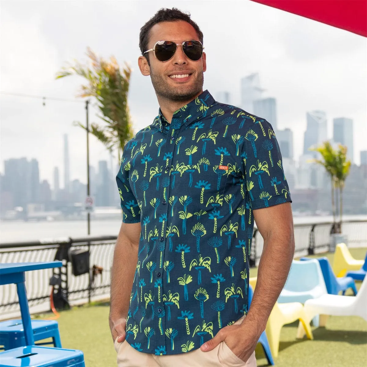 Neon Palmies – KUNUFLEX Short Sleeve Shirt
