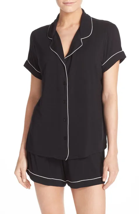 New Moonlight Short Pajamas NORDSTROM LINGERIE, Black, Sz S! Retails $49US 