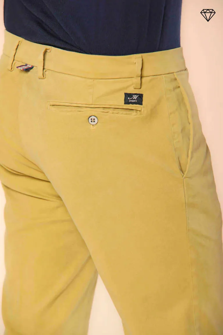 New York men's  chino pants in gabardine  stretch regular fit ①
