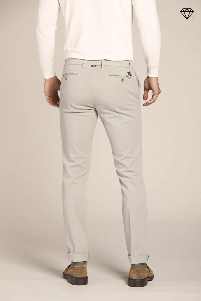 New York men's  chino pants in gabardine  stretch regular fit ①