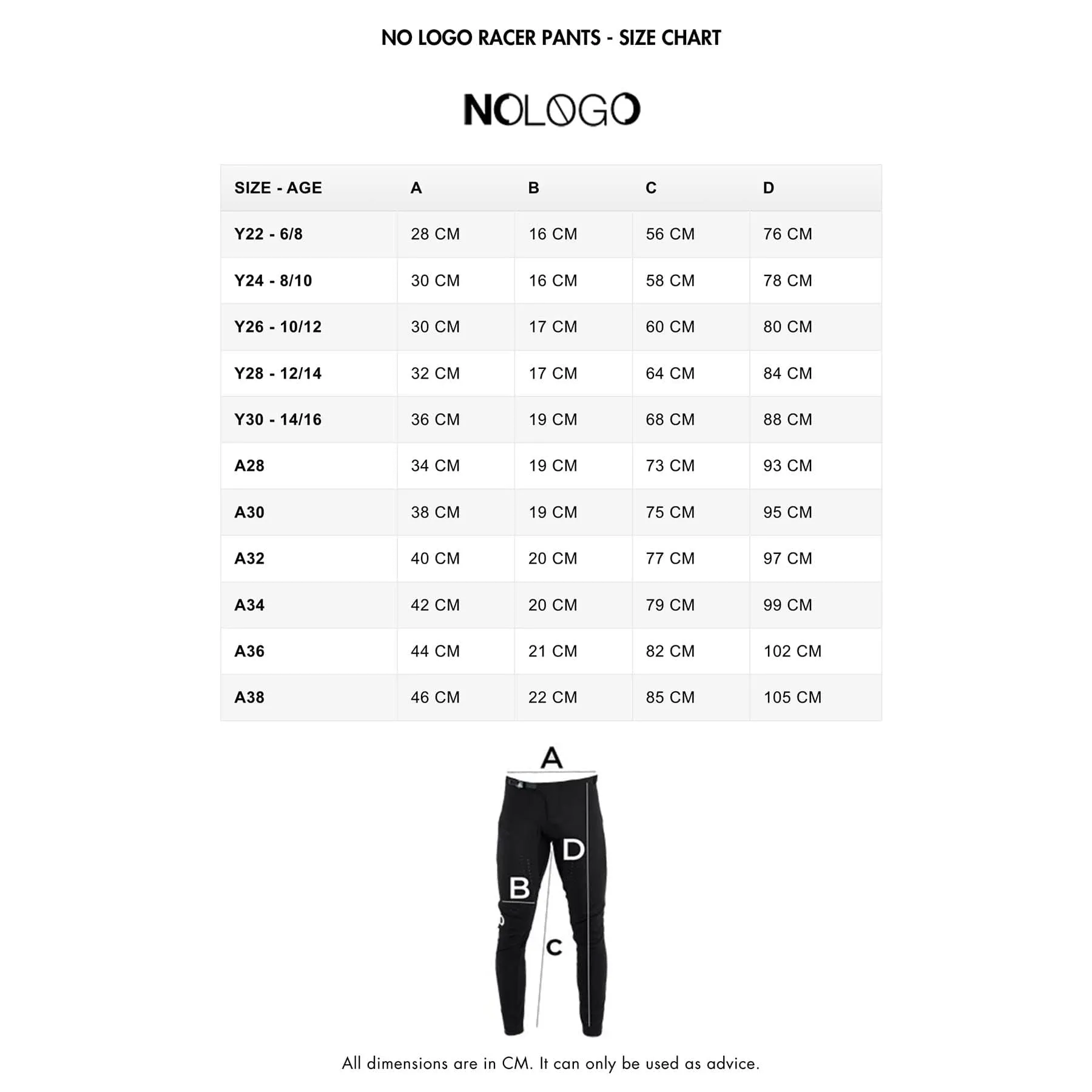 NoLogo Racer BMX Pants - Red