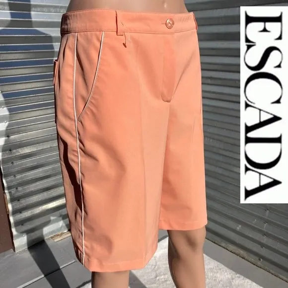 NWOT Escada Golf Orange Shorts