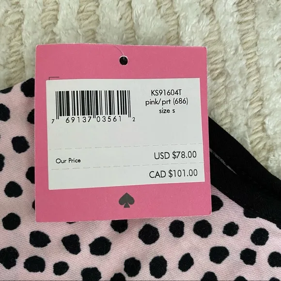 NWT Kate Spade 2 piece pajama set