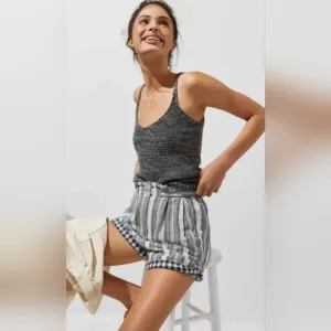 NWT Pilcro Everyday Striped Shorts Size 32