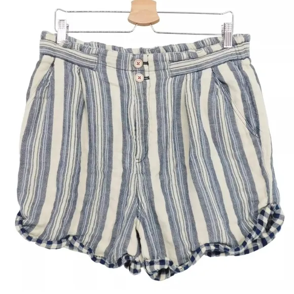NWT Pilcro Everyday Striped Shorts Size 32