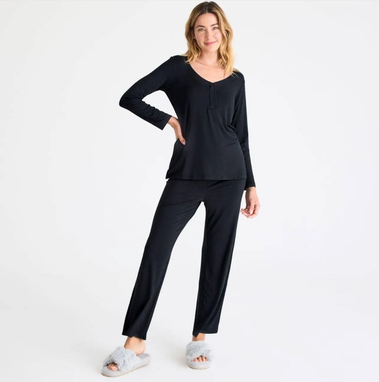 Onyx Modal Magnetic Nursing Pajamas