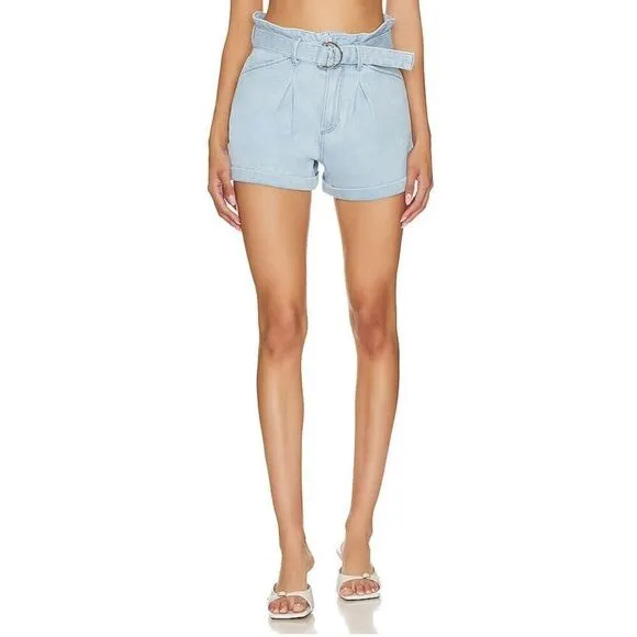 Paige NWT Pleated Carly Shorts in Kokomo Size 30