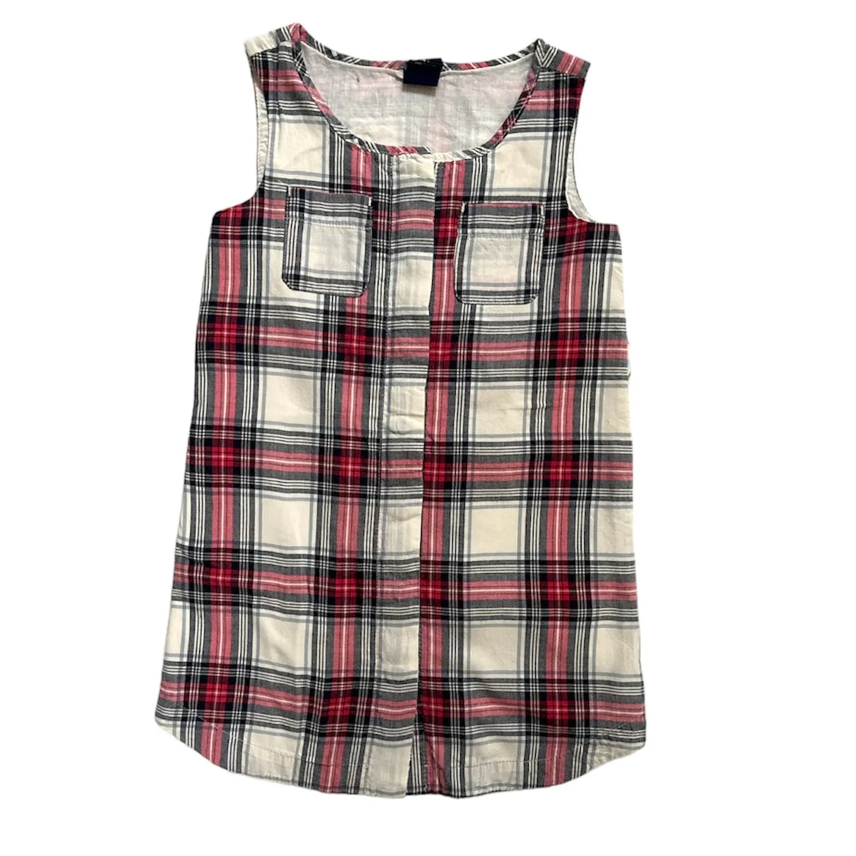 Plaid Shirt Dress, 4-5 years // Gap